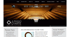 Desktop Screenshot of apassodarte.com